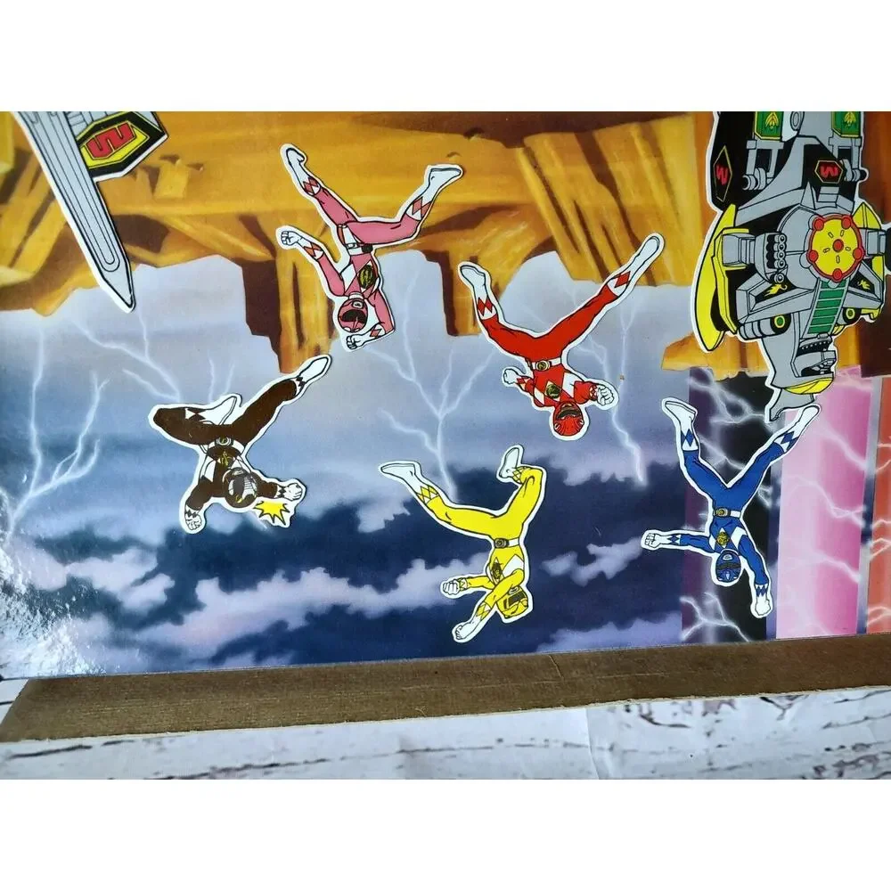 Mighty Morphin Power Rangers Colorforms 1993 Deluxe Play Set - Picture 7 of 9